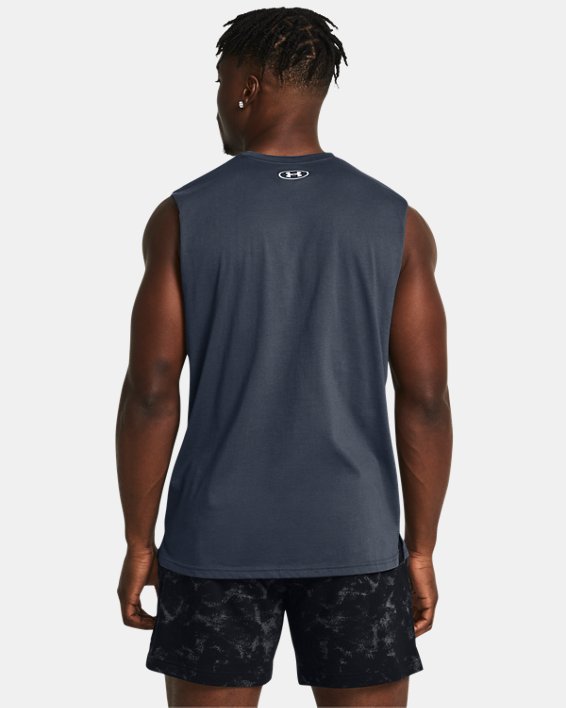 Men's Project Rock Show Your Work Sleeveless in Gray image number 1